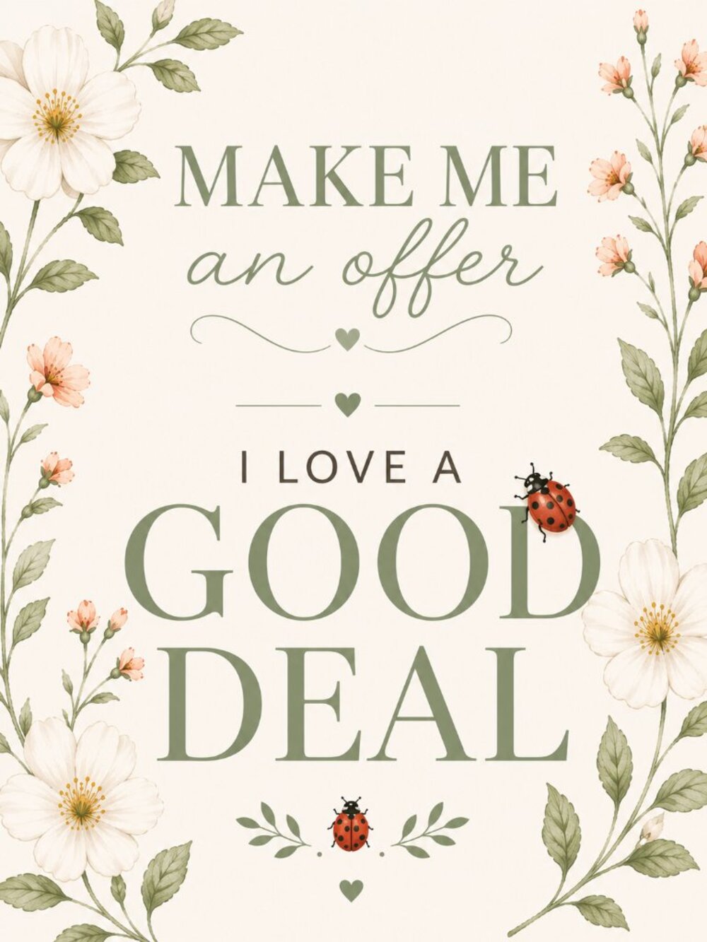 Make me an offer 🐞